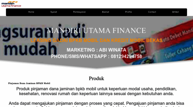 mandiripinjamandana.com