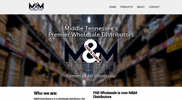 mandmdistributors.com