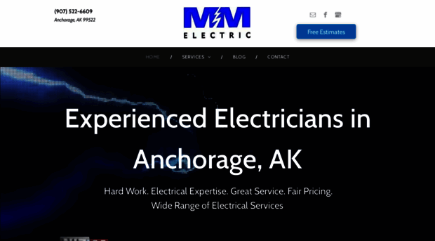 mandmelectricak.com