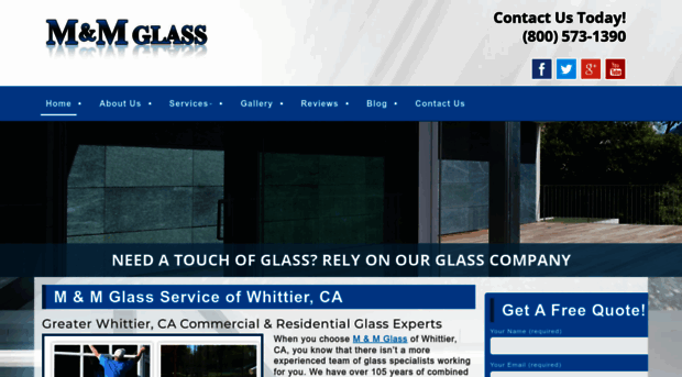 mandmglassservices.com
