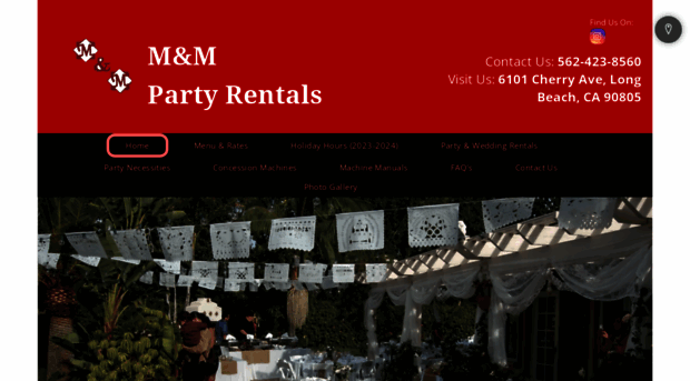 mandmpartyrentals.com