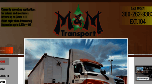 mandmtransport.com