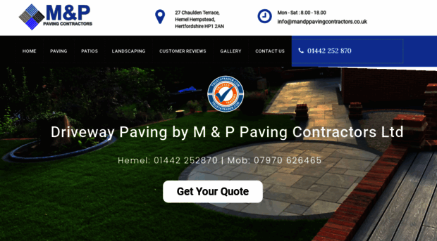 mandppavingcontractors.co.uk