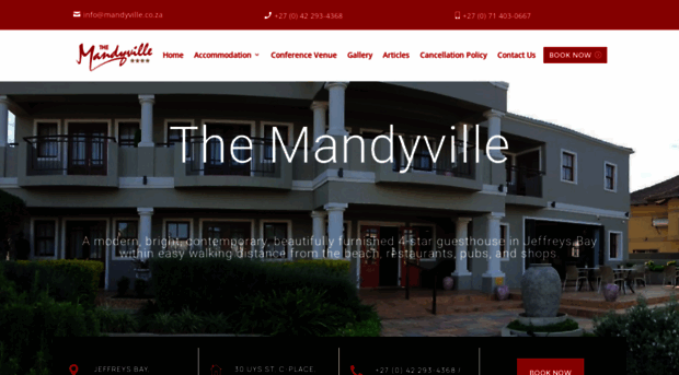 mandyvillehotel.co.za