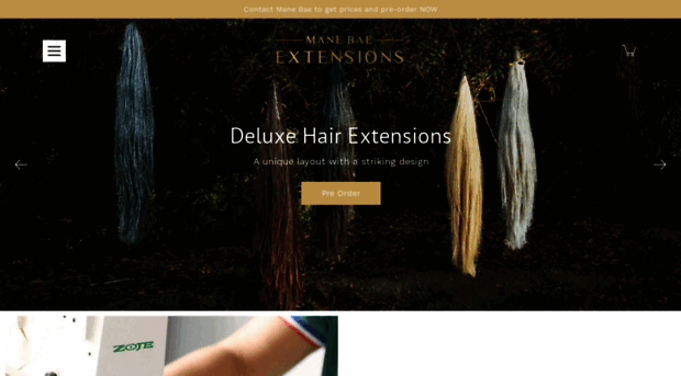 manebaehairextensions.com