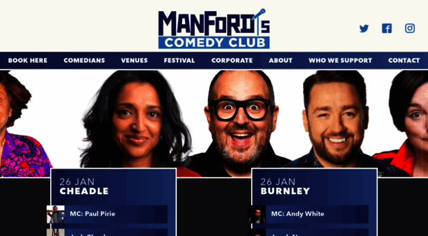 manfordscomedyclub.com