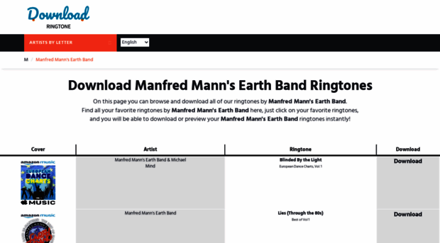 manfredmannsearthband.download-ringtone.com