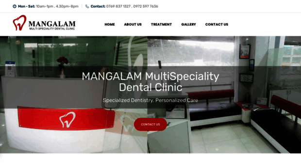 mangalamdentalclinic.com