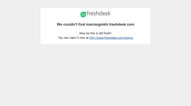 maniacgmbh.freshdesk.com