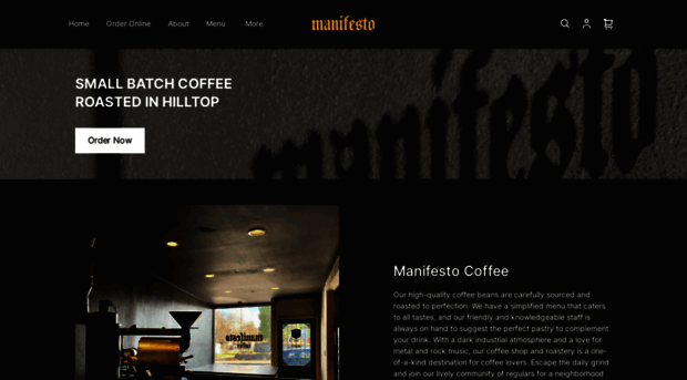 manifestocoffeeroasters.com