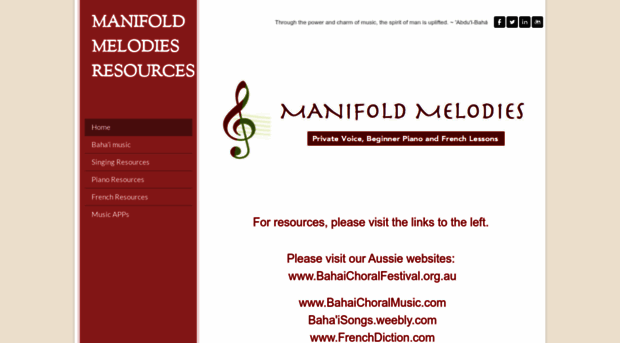 manifoldmelodies.com