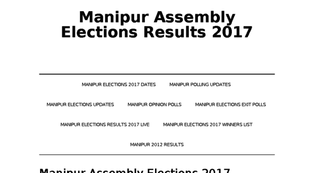 manipurelectionsresults2017.in