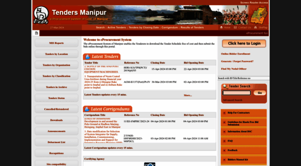 manipurtenders.gov.in