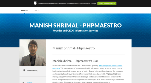 manishshrimalphpmaestro.brandyourself.com