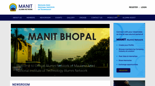 manitbhopalalumni.com