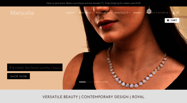 manjushajewels.com