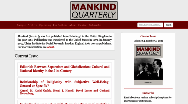 mankindquarterly.org