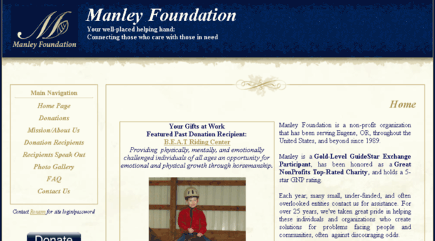 manleyfoundation.org