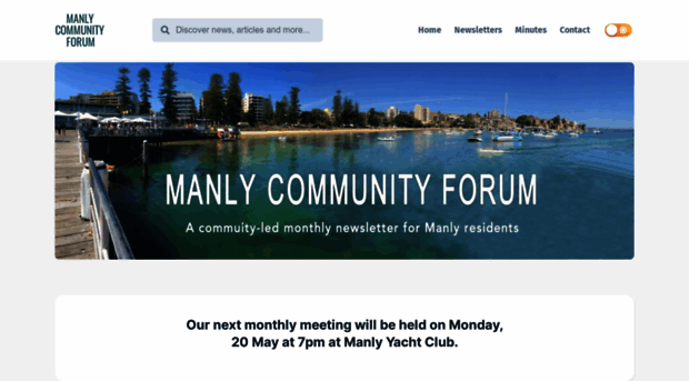 manlycommunityforum.com