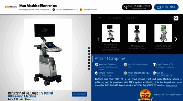 manmachineelectronics.in