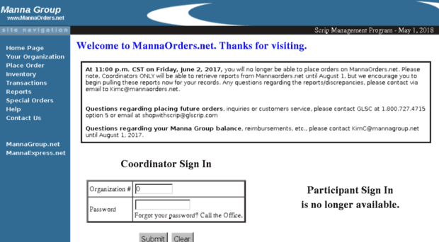 mannaorders.net