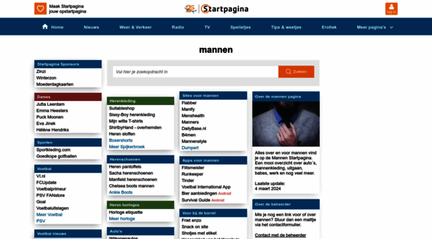 mannen.startpagina.nl