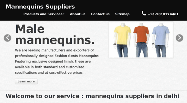 mannequinssuppliersdelhi.com