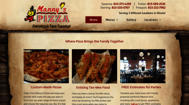 mannyspizza.com