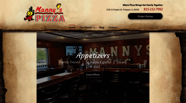 mannyspizza.net