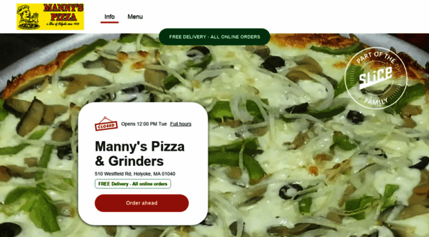 mannyspizzagrinders.com