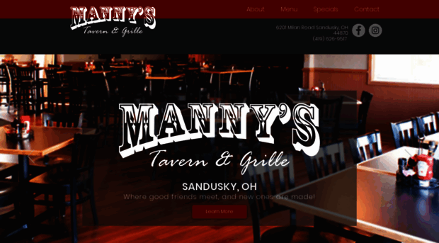 mannyssportstavern.com