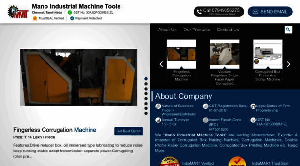 manoindustrialmachinetools.net