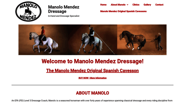 manolomendezdressage.com