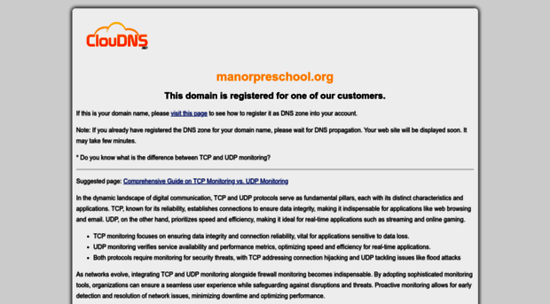 manorpreschool.org