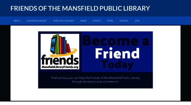 mansfieldlibraryfriends.org