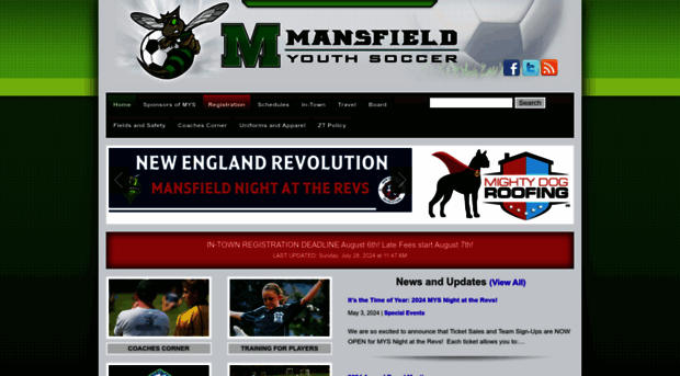 mansfieldyouthsoccer.com