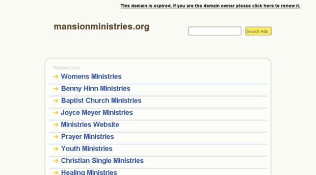 mansionministries.org