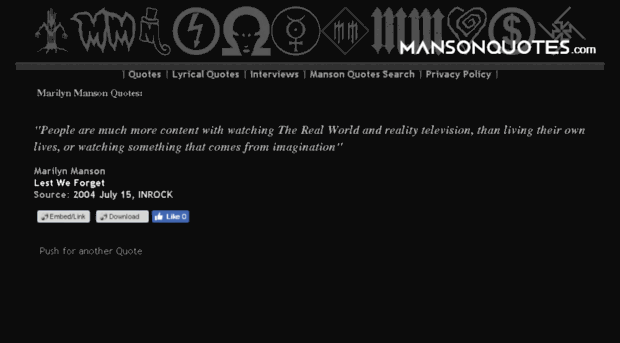 mansonquotes.com