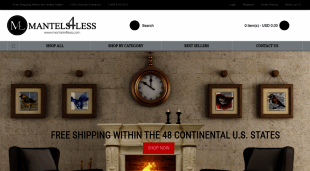 mantels4less.com