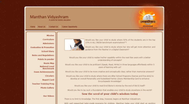 manthanvidyashram.com