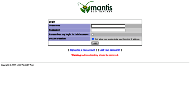 mantis.itcraftlab.com