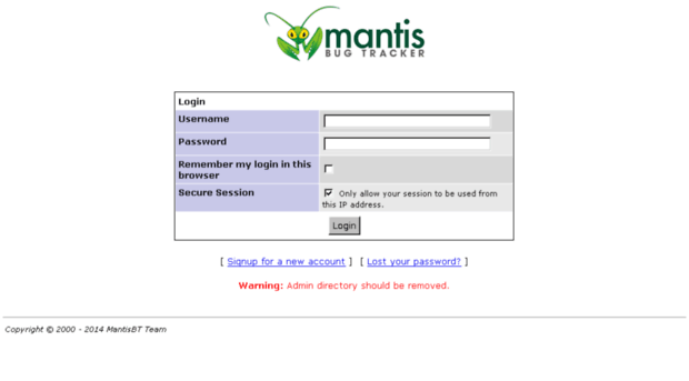 mantis.reliablecoders.com