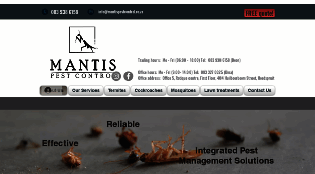 mantispestcontrol.co.za