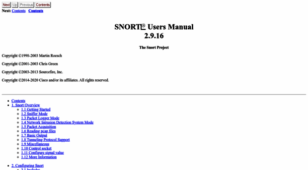 manual.snort.org