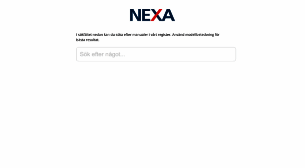 manualer.nexa.se