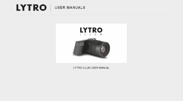 manuals.lytro.com