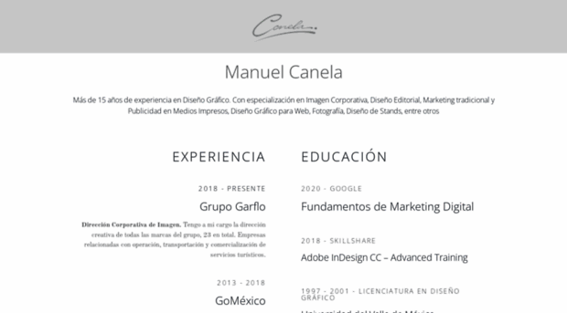 manuelcanela.com