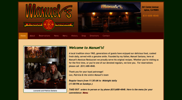 manuelsrestaurant.com