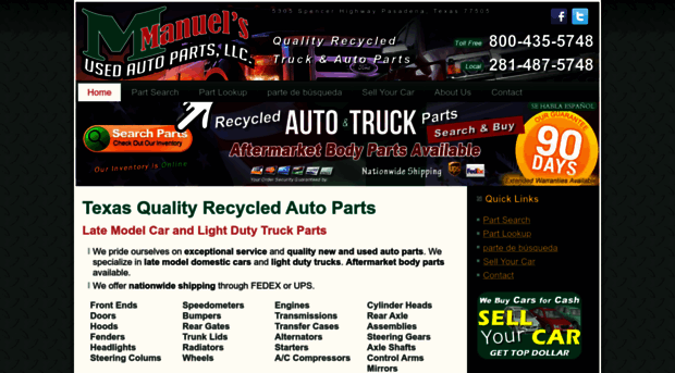 manuelsusedautoparts.com