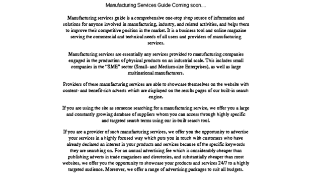 manufacturingservicesguide.com